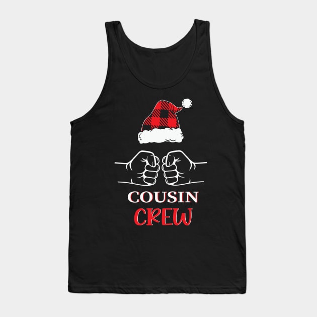 Cousin Crew Funny Matching Christmas Pajama Tank Top by BadDesignCo